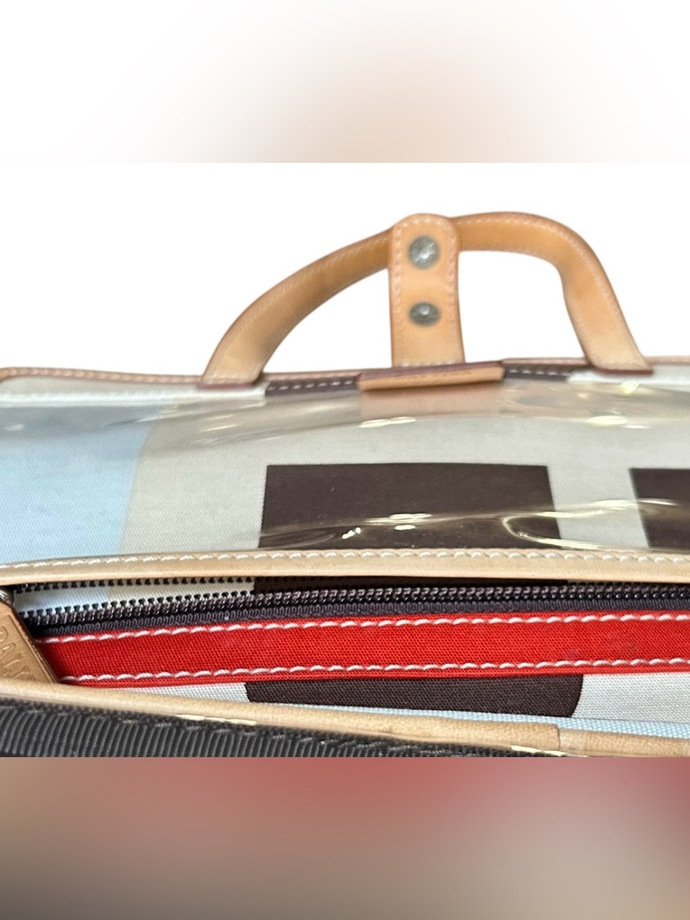 Authentic Vintage BALLY Baltista Hanging Travel Organizer Toiletry Bag PRISTINE! - Picture 9 of 12